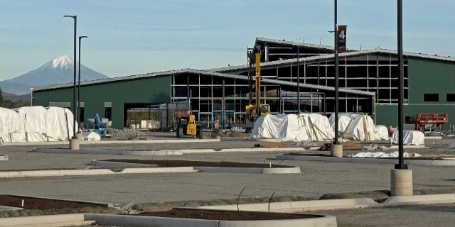 Construction moves ahead on multi-use pandemic response center at The Expo